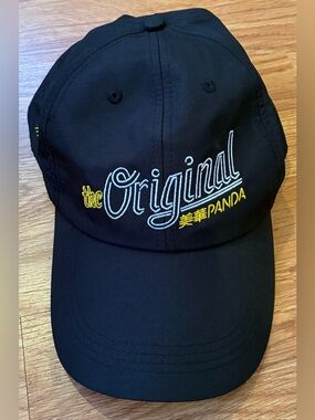 Black 'the Original' Panda Embroidered cap